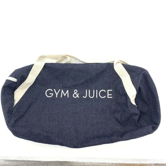 Gym & Juice Women's Blue Gym Duffle Bag - Picture 7 of 7